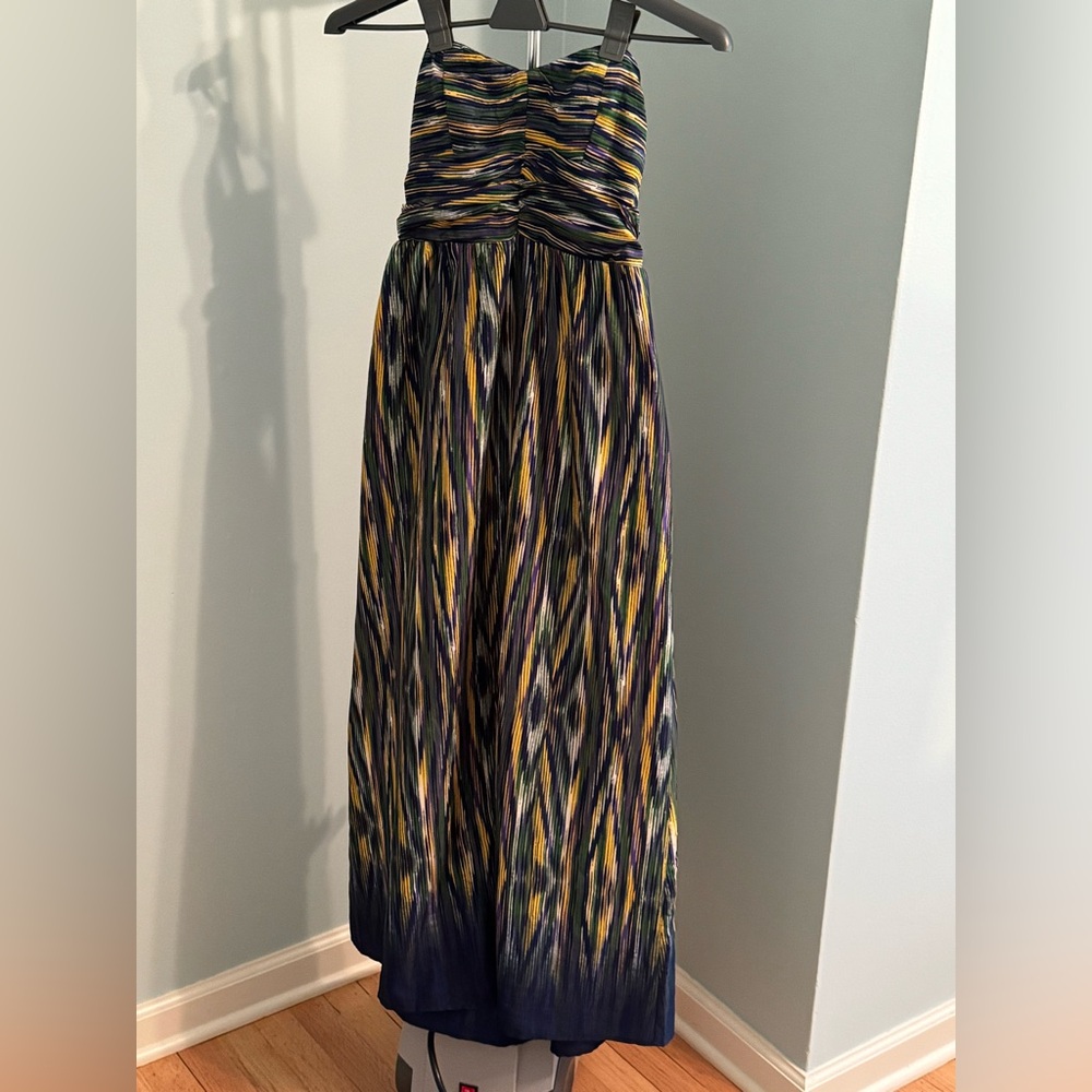 Fire Los Angeles Strapless Maxi Dress - Multicolor Pattern